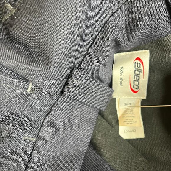 Elbeco Pants Mens 36R x  26 Blue Wool EMT Medical Military Pockets Uniform - Picture 7 of 14